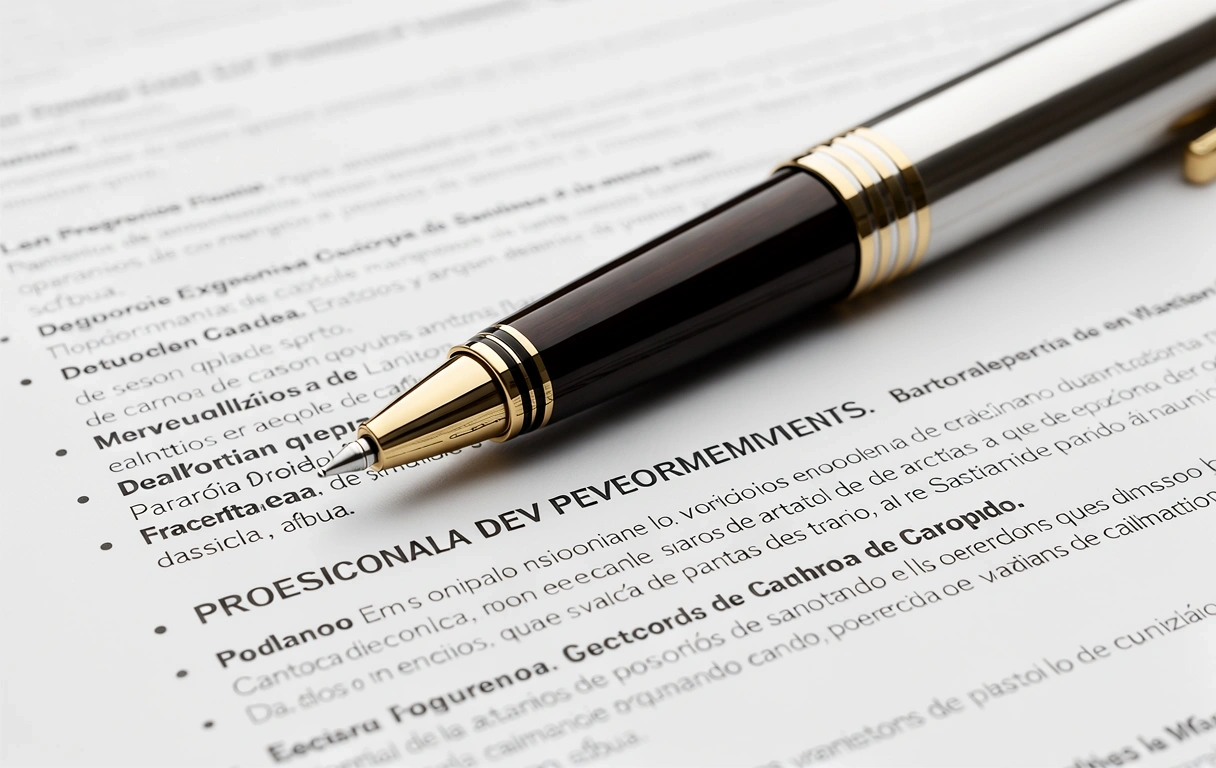 Documentación estratégica profesional